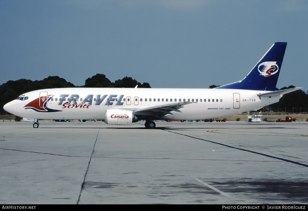 Aircraft Photo of OK-TVR | Boeing 737-4Y0 | Travel Service | AirHistory.net #632916