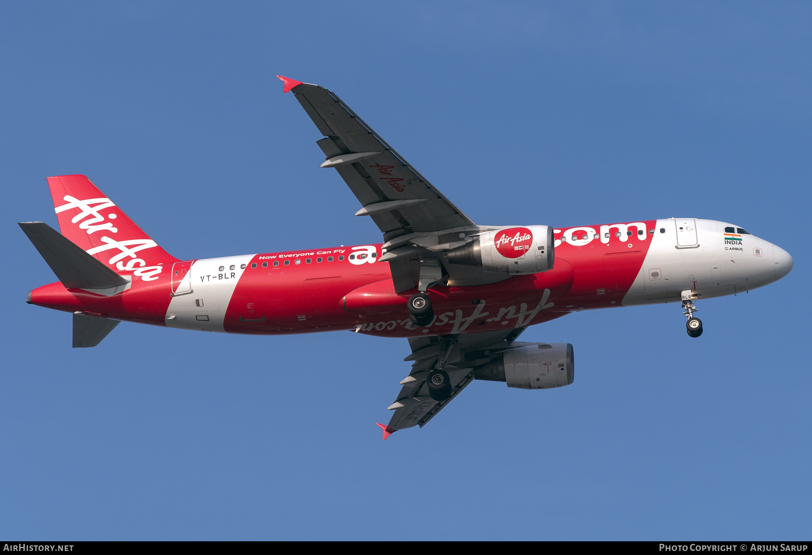 Aircraft Photo of VT-BLR | Airbus A320-216 | AirAsia | AirHistory.net #632925