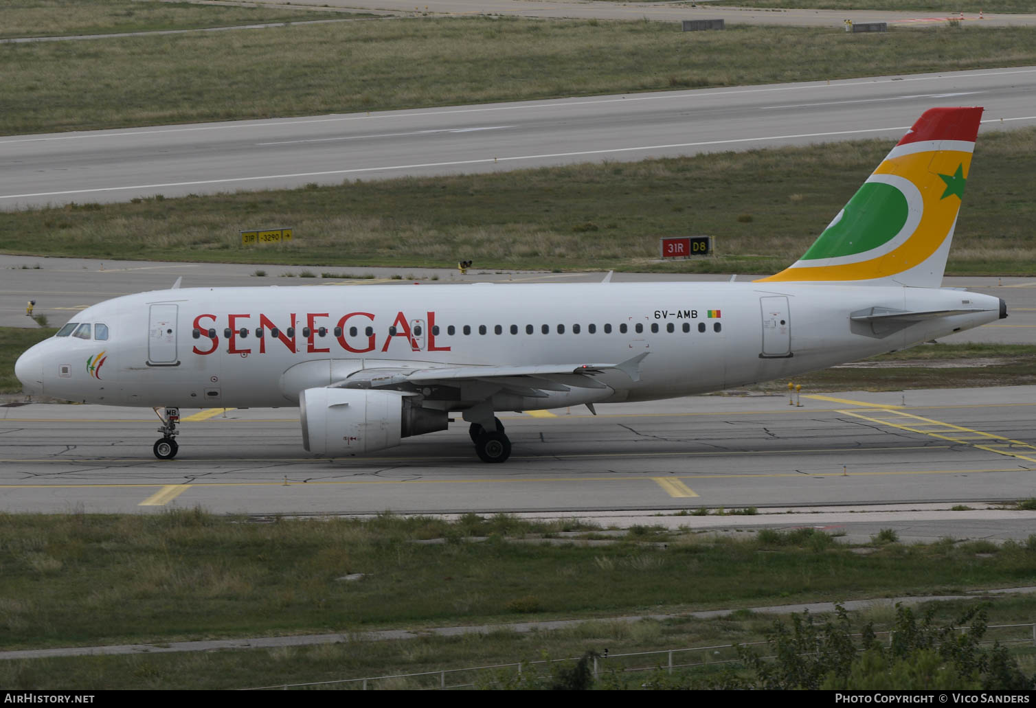 Aircraft Photo of 6V-AMB | Airbus A319-111 | Air Senegal | AirHistory.net #632958