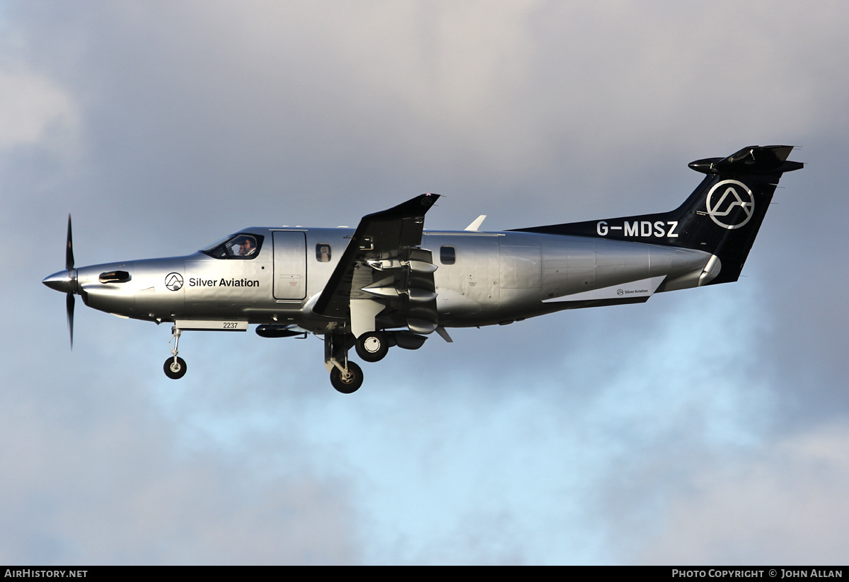 Aircraft Photo of G-MDSZ | Pilatus PC-12NGX (PC-12/47E) | Silver Aviation | AirHistory.net #633048