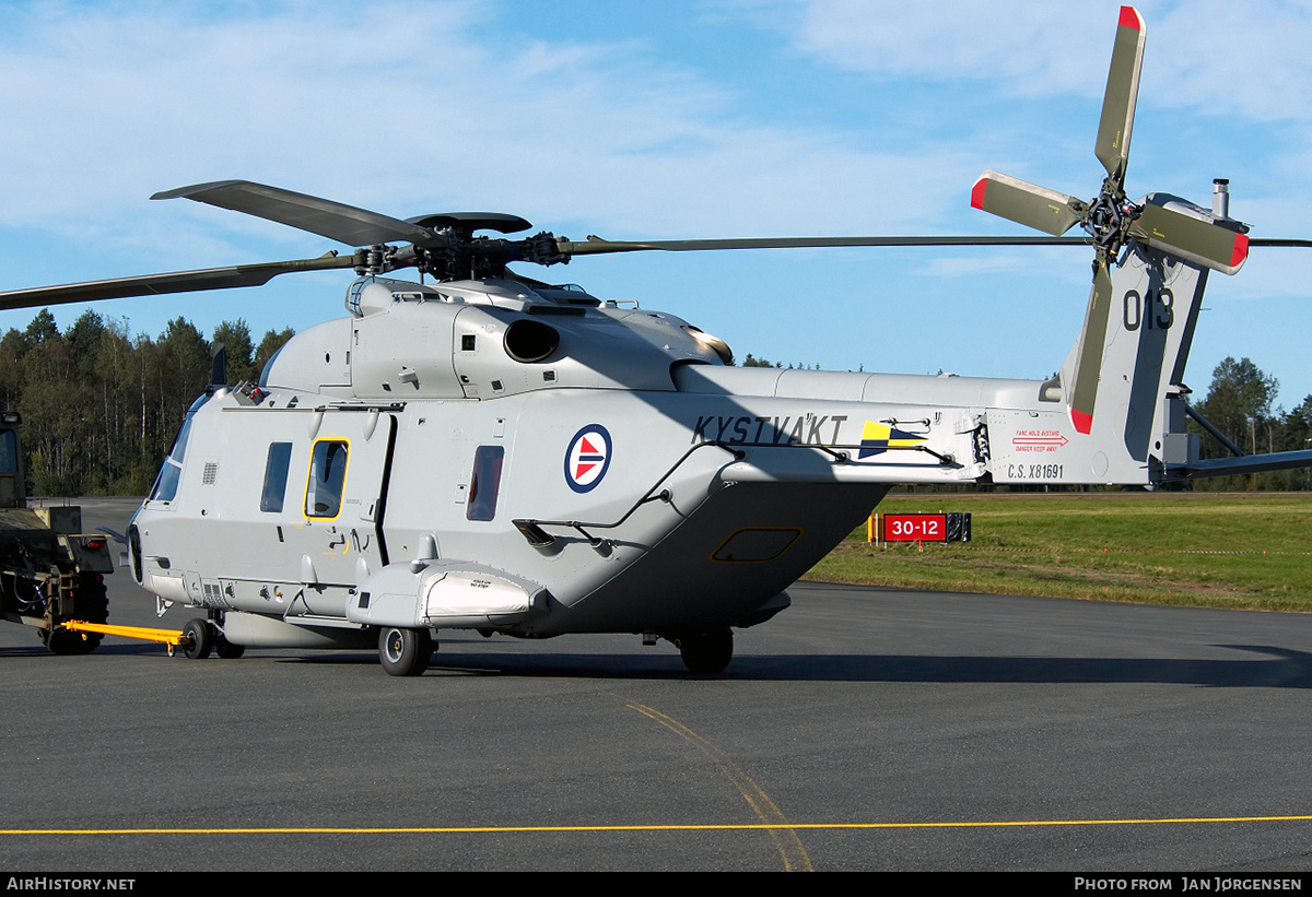 Aircraft Photo of 013 / CSX81691 | NH Industries NH-90NFH | Norway - Coast Guard | AirHistory.net #633057