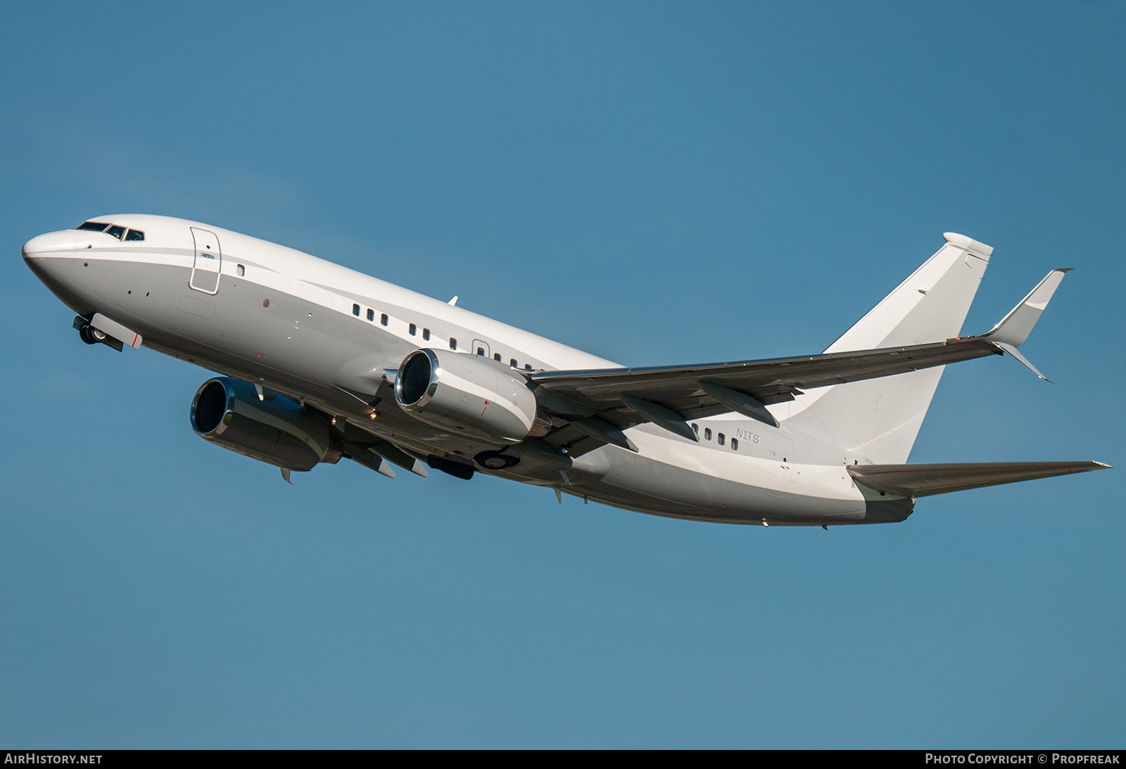 Aircraft Photo of N1TS | Boeing 737-7JY BBJ | AirHistory.net #633103