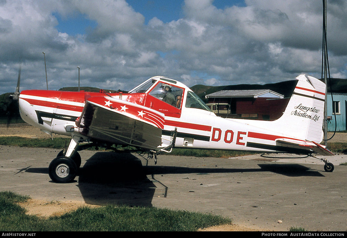 Aircraft Photo of ZK-DOE / DOE | Cessna A188B AgWagon | Langslow Aviation | AirHistory.net #633115