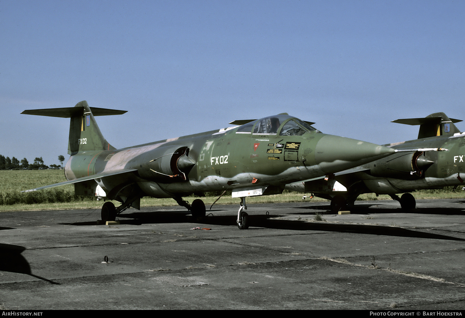 Aircraft Photo of FX02 | Lockheed F-104G Starfighter | Belgium - Air Force | AirHistory.net #633118