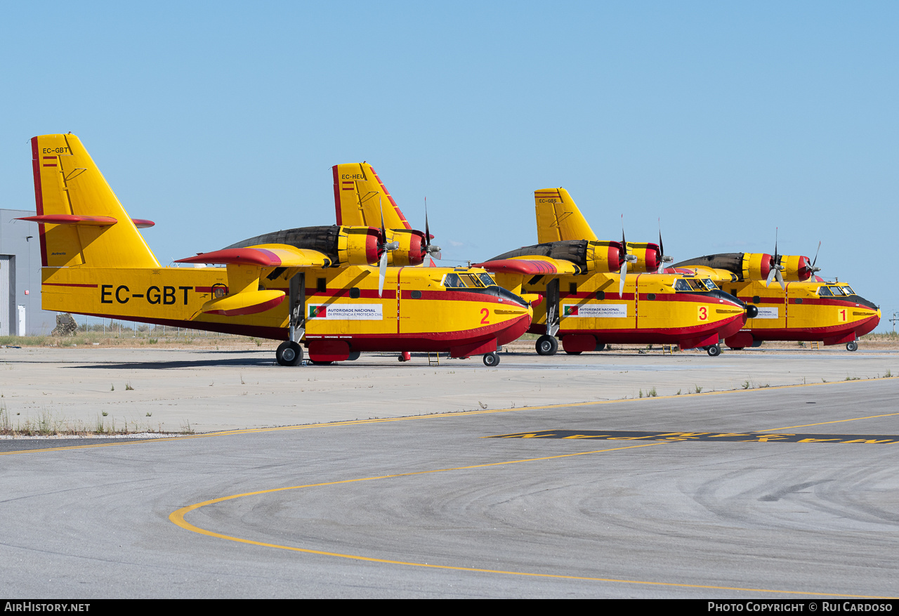 Aircraft Photo of EC-GBT | Canadair CL-215-I (CL-215-1A10) | Autoridade Nacional de Emergência e Proteção Civil | AirHistory.net #633122