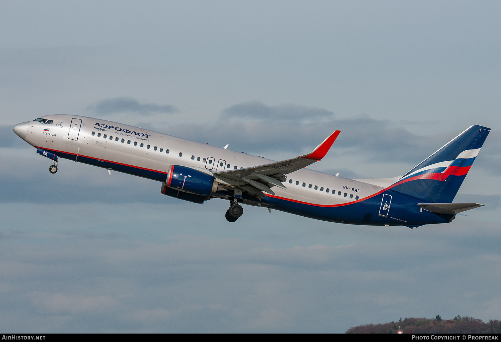 Aircraft Photo of VP-BRF | Boeing 737-8LJ | Aeroflot - Russian Airlines | AirHistory.net #633132