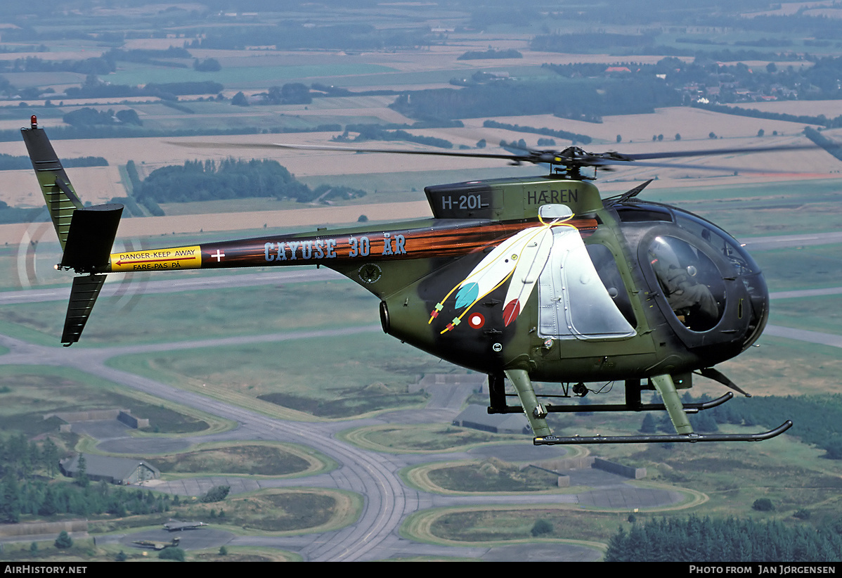 Aircraft Photo of H-201 | Hughes 500M (369HM) | Denmark - Army | AirHistory.net #633167