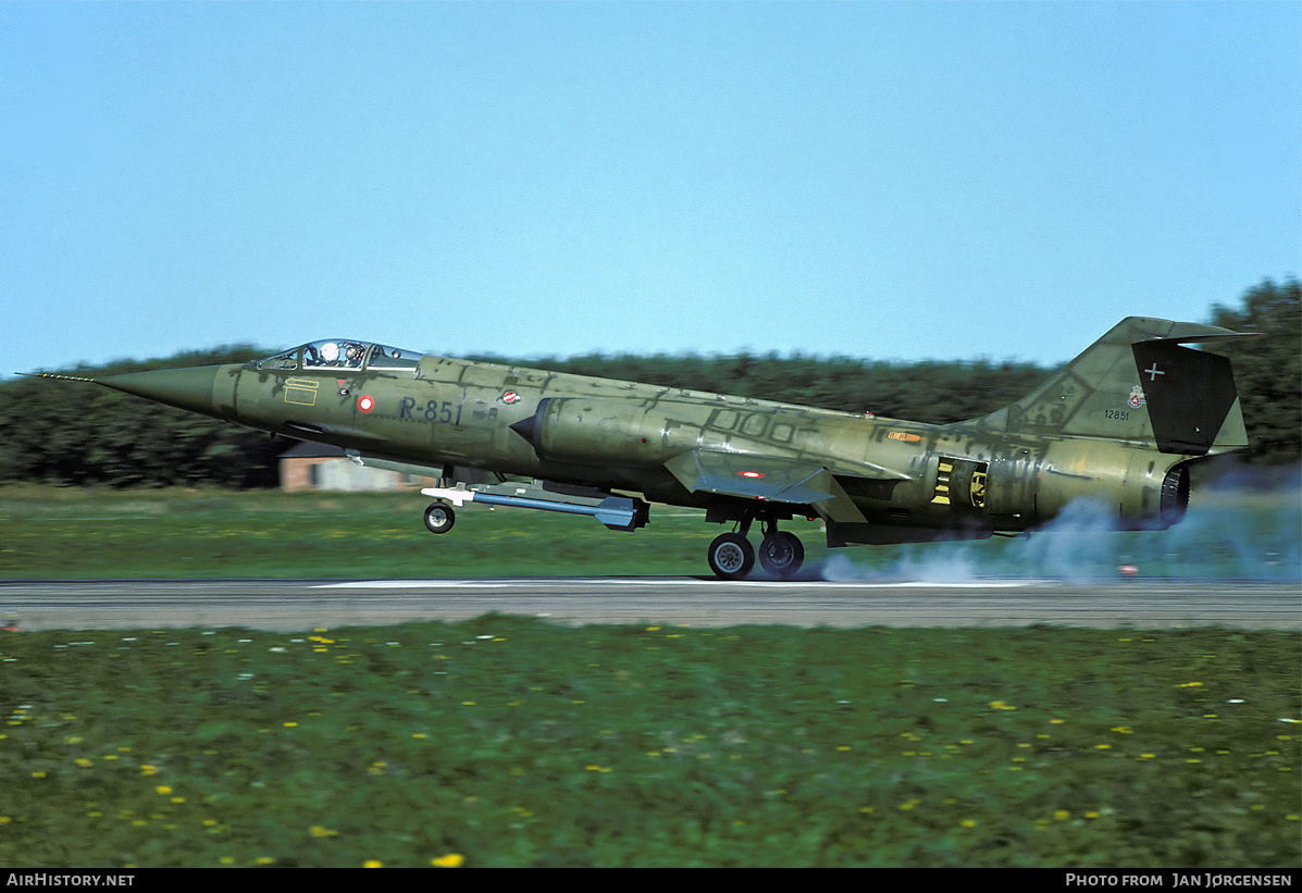 Aircraft Photo of R-851 | Lockheed CF-104 Starfighter | Denmark - Air Force | AirHistory.net #633168