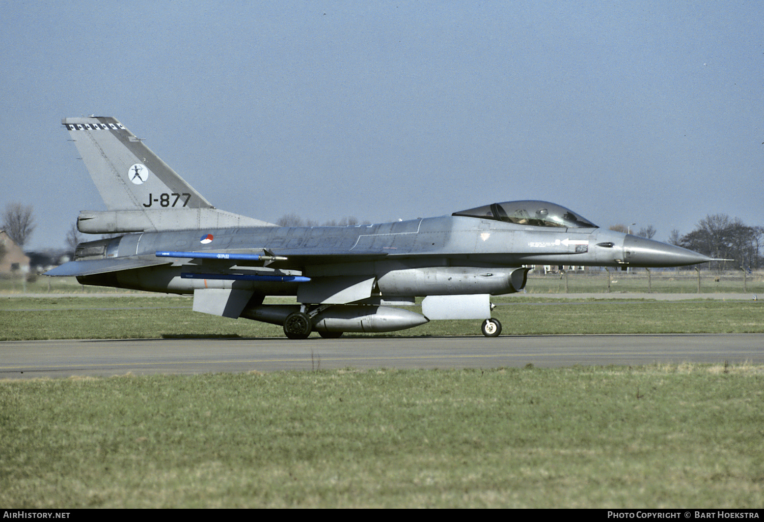 Aircraft Photo of J-877 | General Dynamics F-16A Fighting Falcon | Netherlands - Air Force | AirHistory.net #633184