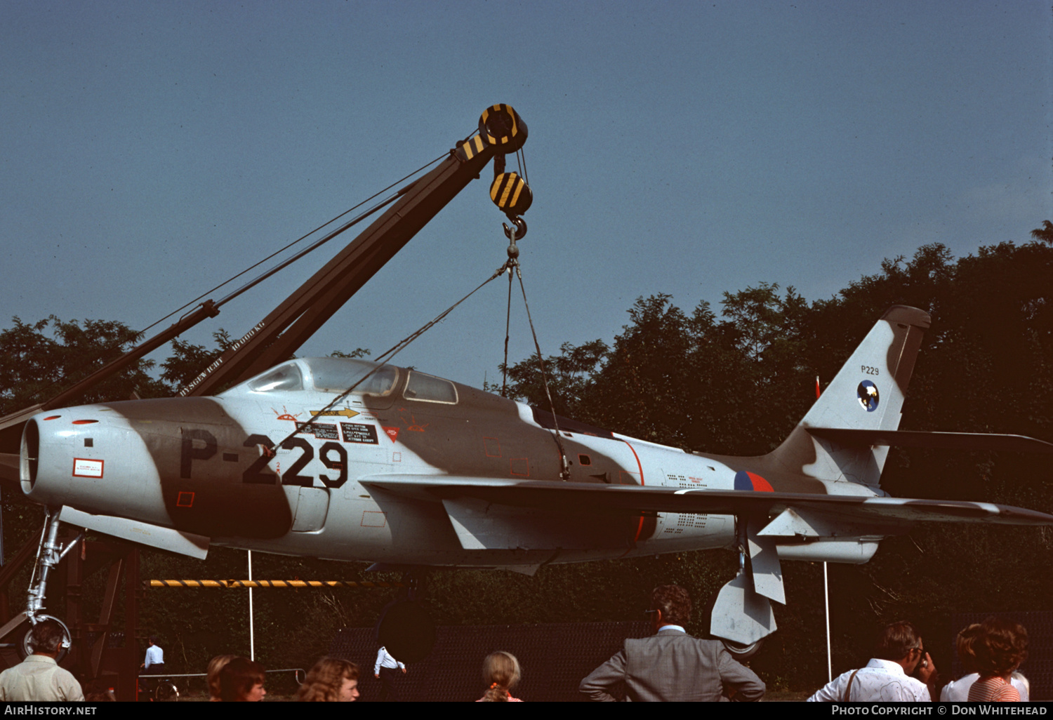 Aircraft Photo of P-229 | Republic F-84F Thunderstreak | Netherlands - Air Force | AirHistory.net #633195