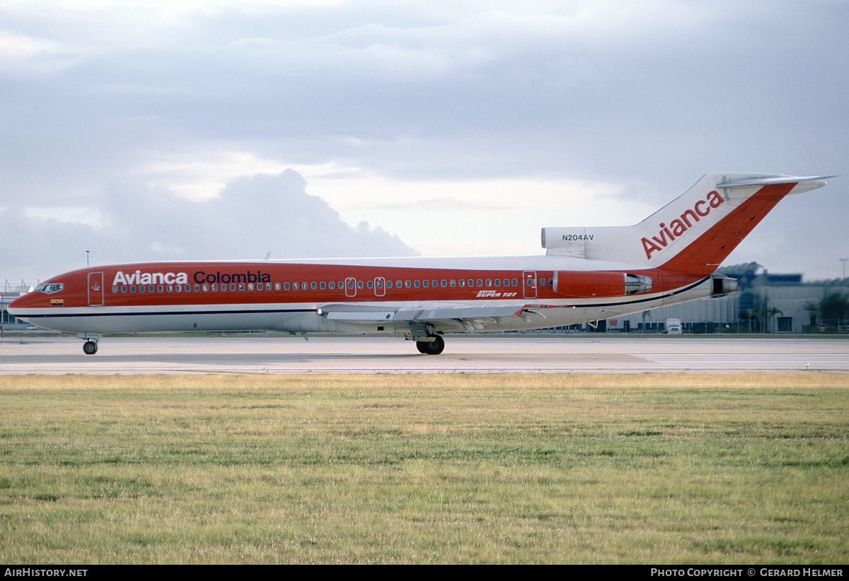 Aircraft Photo of N204AV | Boeing 727-259/Adv | Avianca | AirHistory.net #633196