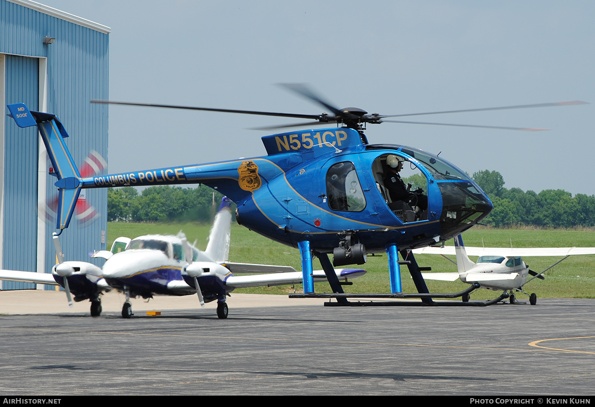 Aircraft Photo of N551CP | MD Helicopters MD-500E (369E) | Columbus Police | AirHistory.net #633198