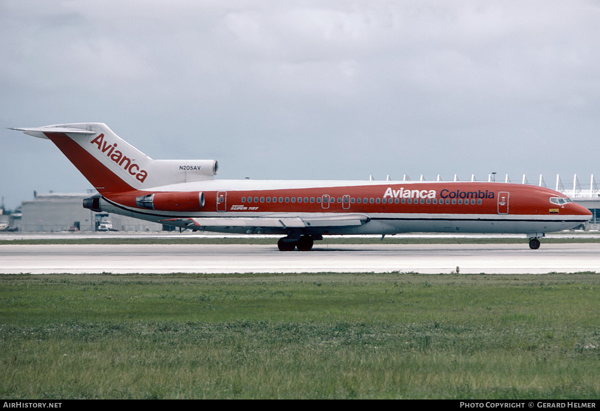 Aircraft Photo of N205AV | Boeing 727-259/Adv | Avianca | AirHistory.net #633231