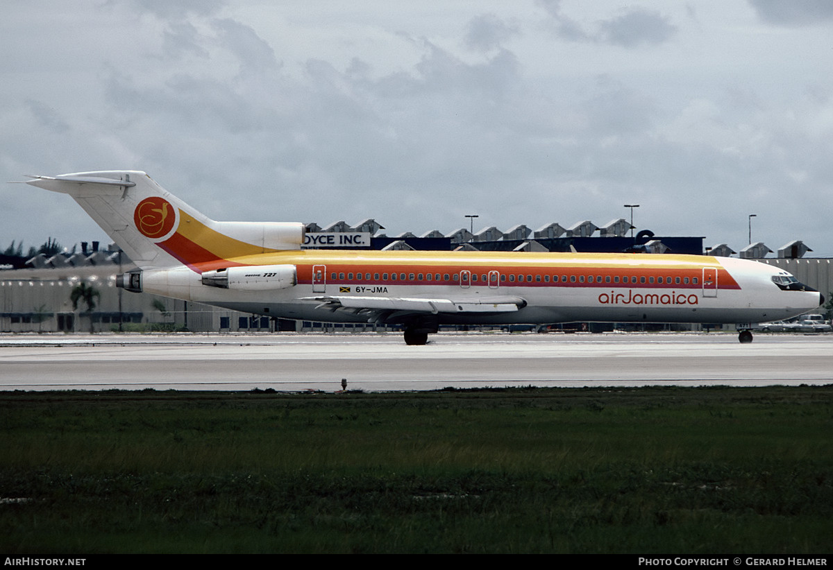 Aircraft Photo of 6Y-JMA | Boeing 727-2J0/Adv | Air Jamaica | AirHistory.net #633234