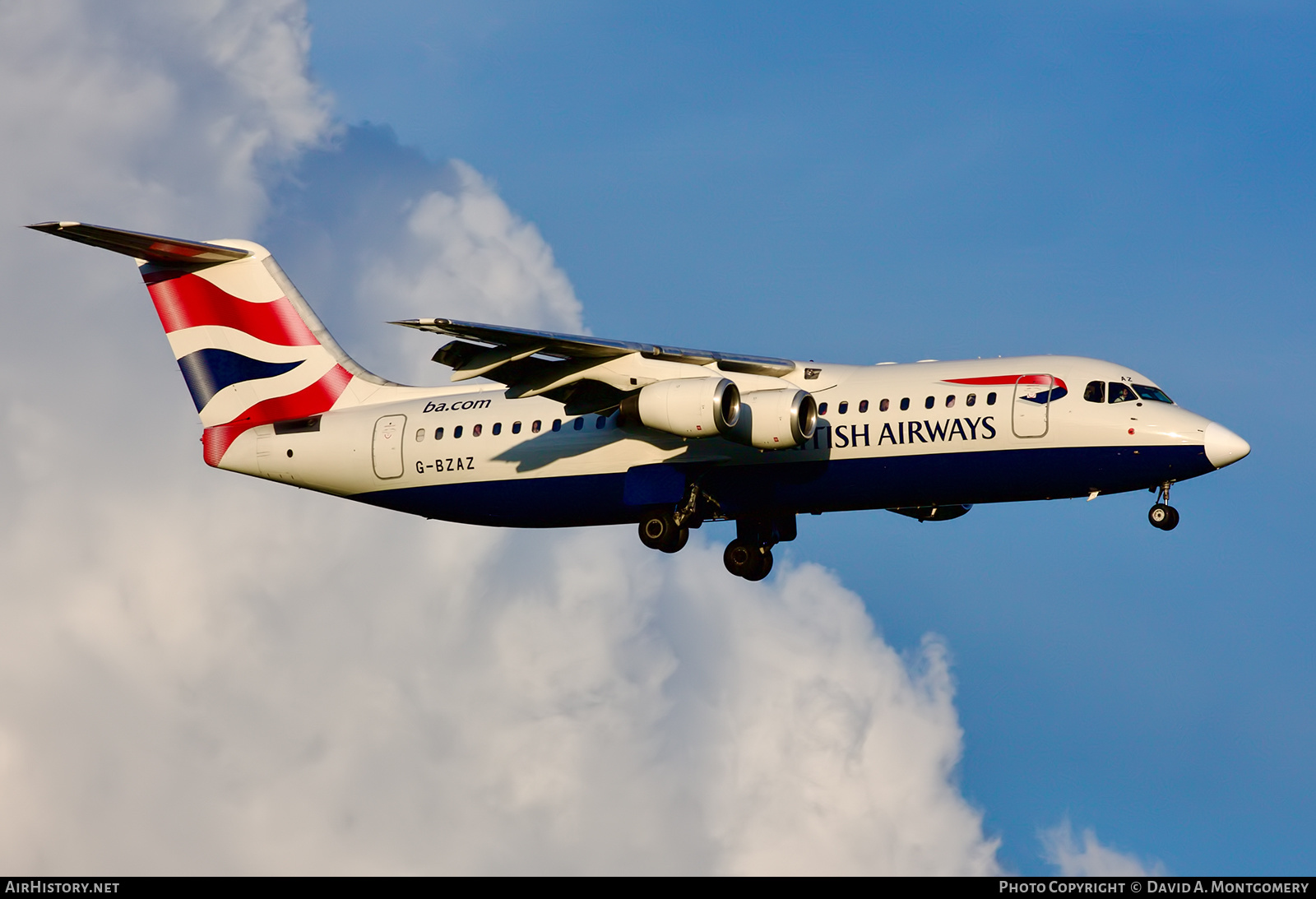 Aircraft Photo of G-BZAZ | BAE Systems Avro 146-RJ100 | British Airways | AirHistory.net #633256