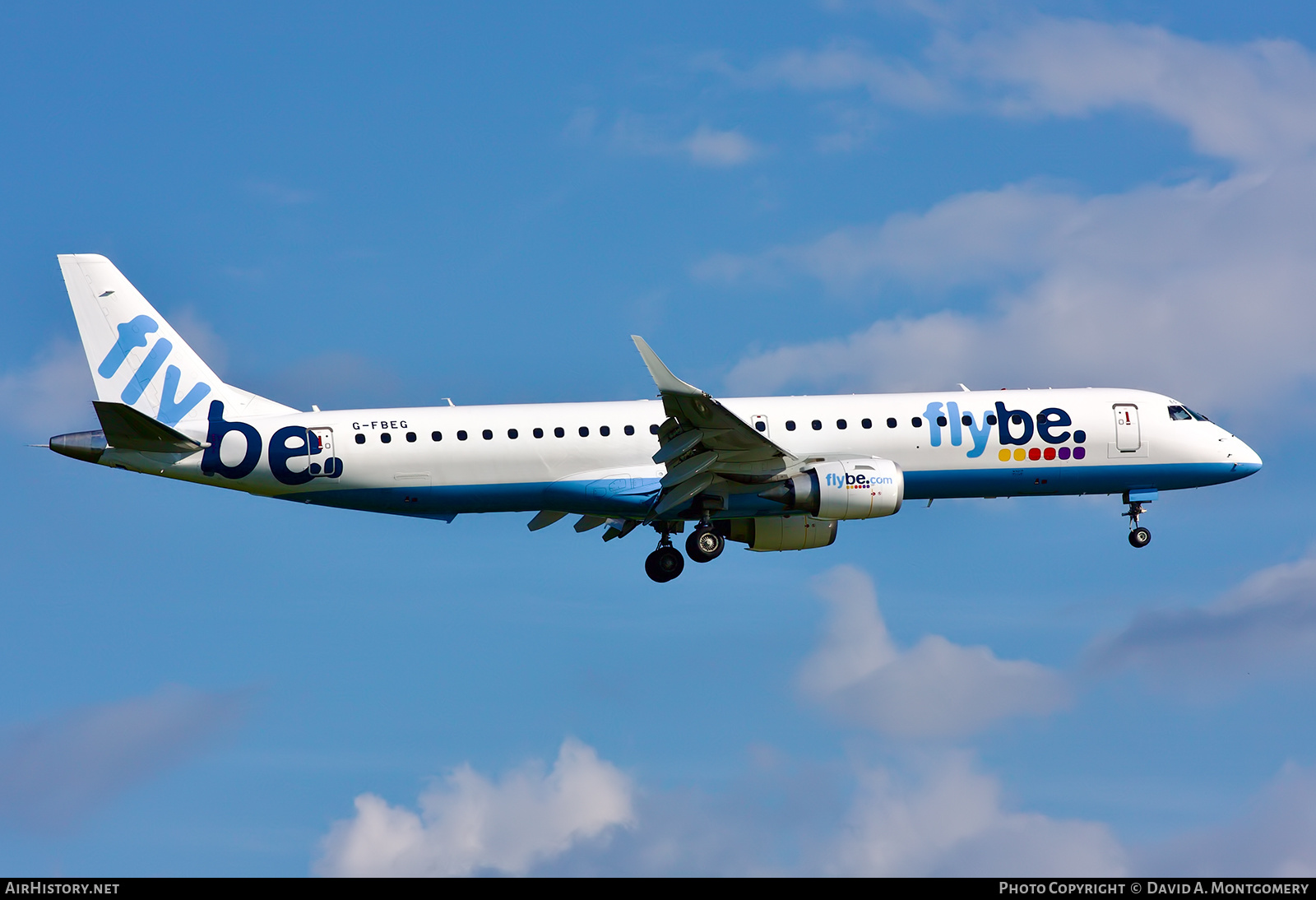 Aircraft Photo of G-FBEG | Embraer 195LR (ERJ-190-200LR) | Flybe | AirHistory.net #633271