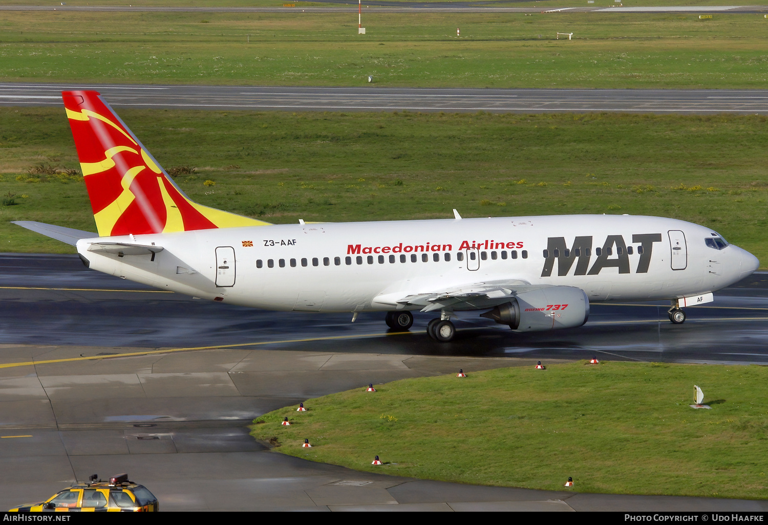 Aircraft Photo of Z3-AAF | Boeing 737-3B7 | MAT - Macedonian Airlines | AirHistory.net #633274