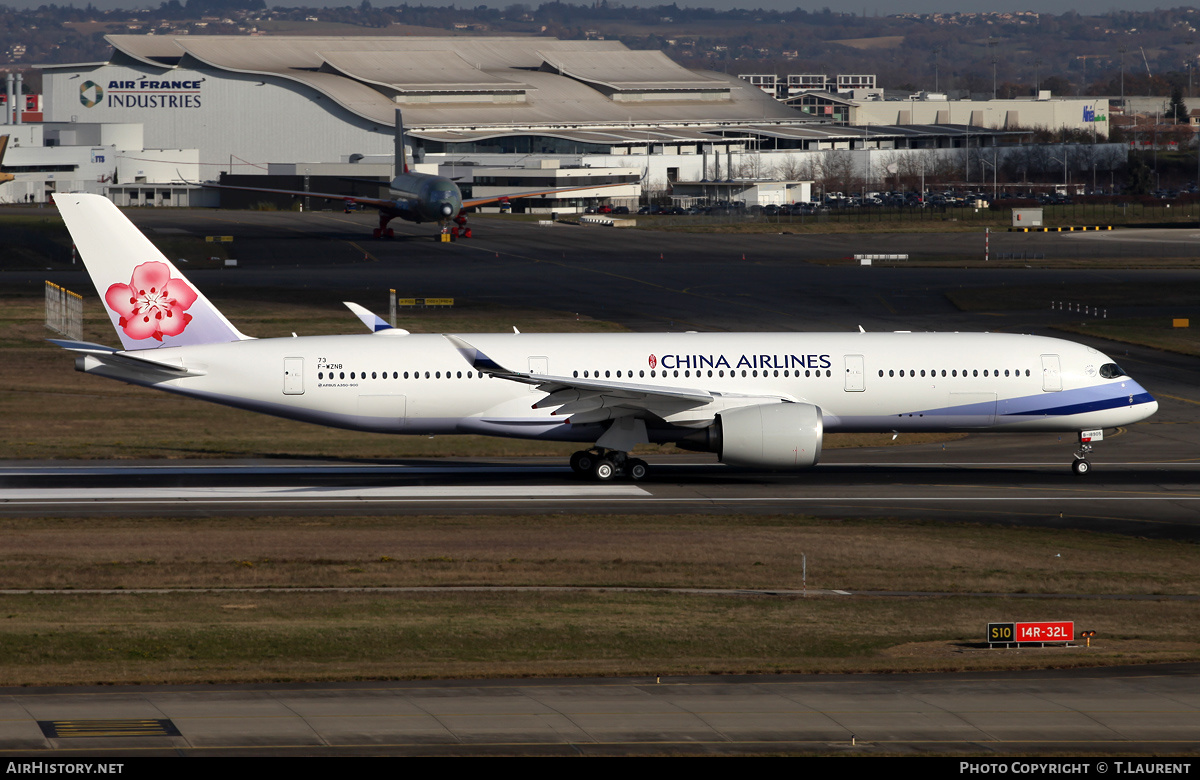 Aircraft Photo of F-WZNB | Airbus A350-941 | China Airlines | AirHistory.net #633275