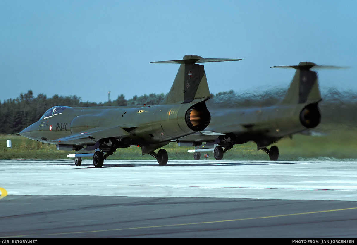 Aircraft Photo of R-340 | Lockheed F-104G Starfighter | Denmark - Air Force | AirHistory.net #633280