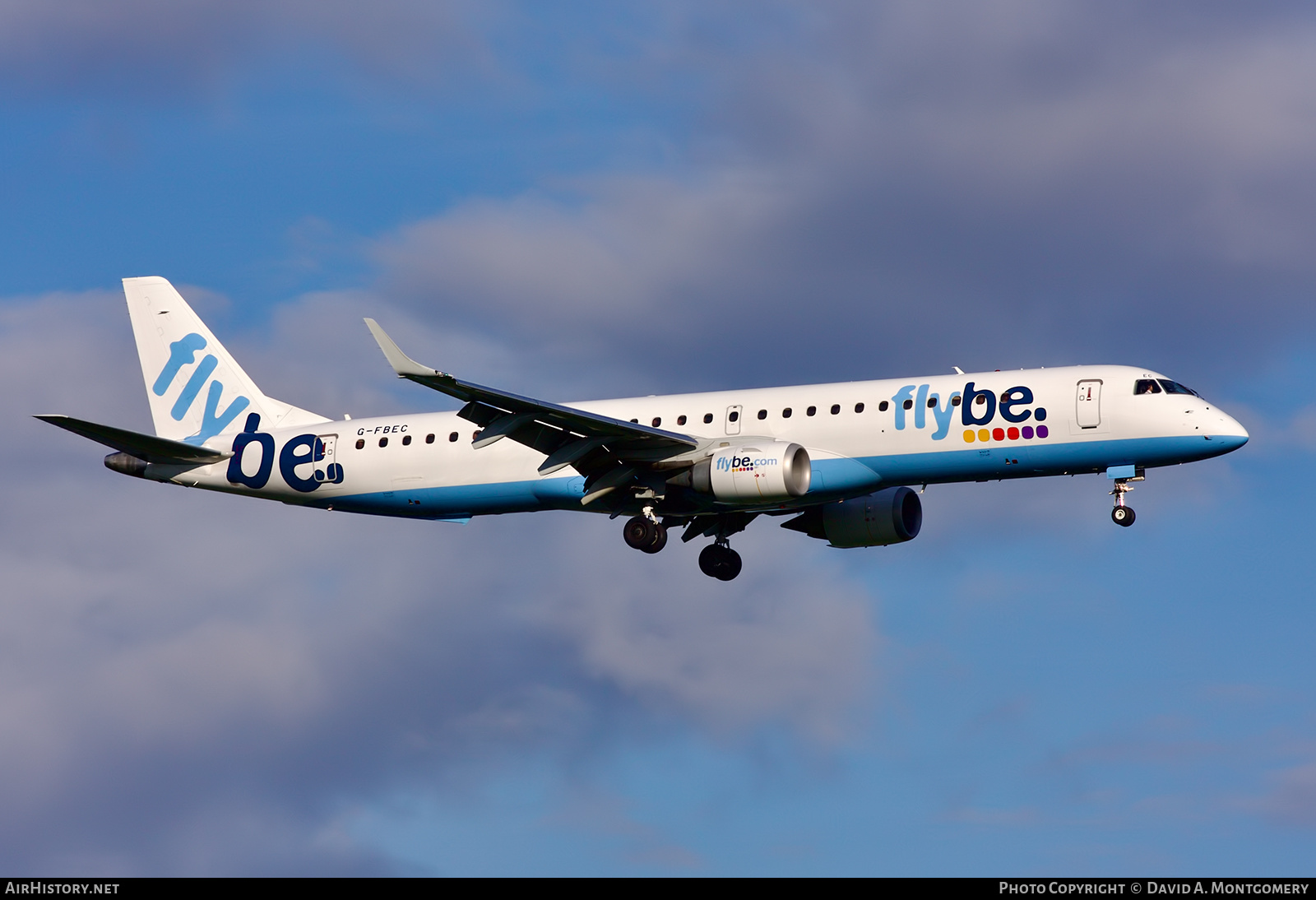 Aircraft Photo of G-FBEC | Embraer 195LR (ERJ-190-200LR) | Flybe | AirHistory.net #633322