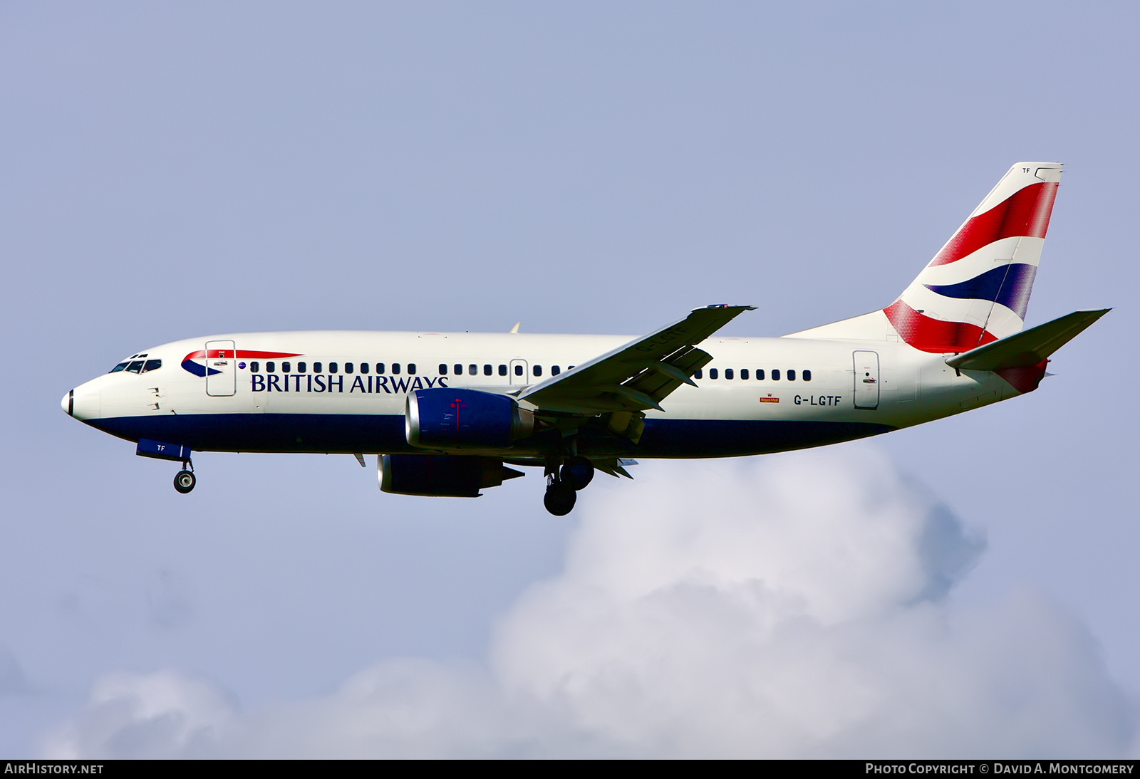 Aircraft Photo of G-LGTF | Boeing 737-382 | British Airways | AirHistory.net #633349