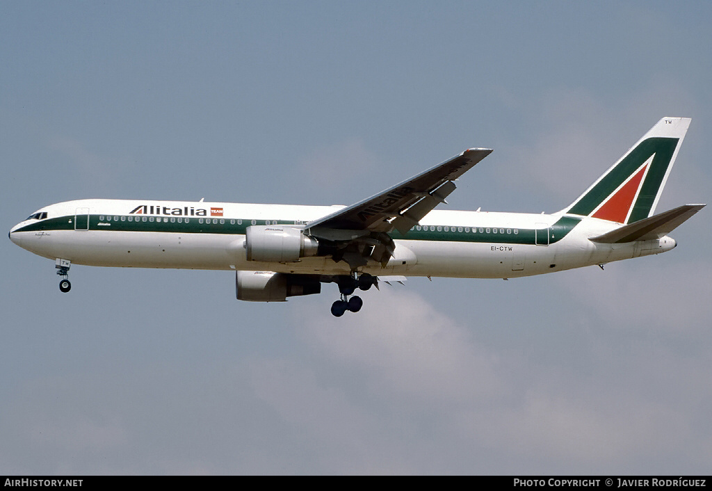 Aircraft Photo of EI-CTW | Boeing 767-341/ER | Alitalia | AirHistory.net #633352