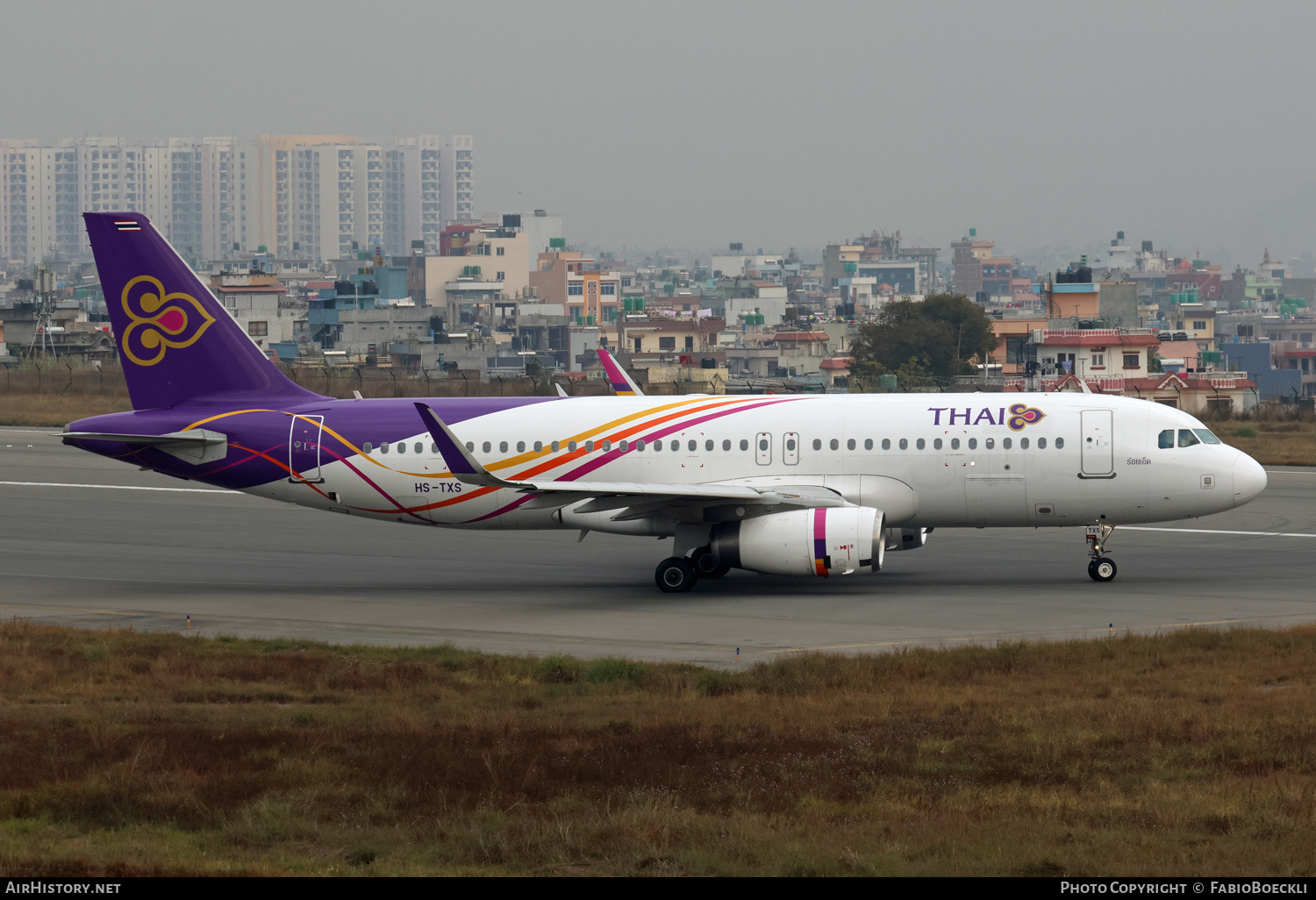 Aircraft Photo of HS-TXS | Airbus A320-232 | Thai Airways International | AirHistory.net #633361