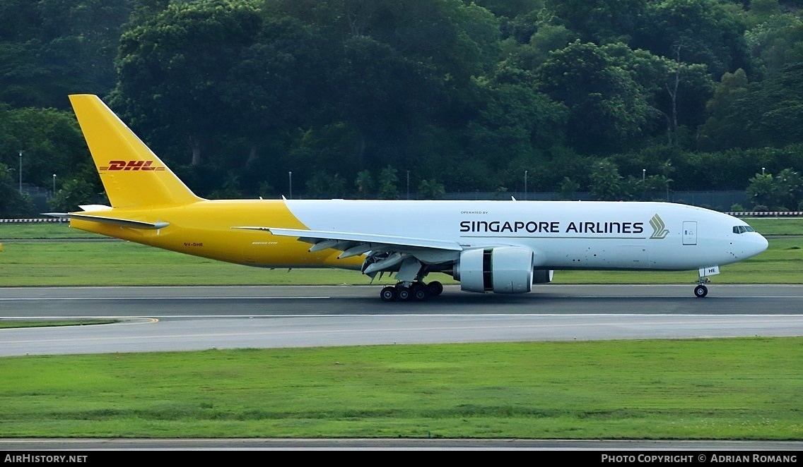 Aircraft Photo of 9V-DHE | Boeing 777-F | Singapore Airlines Cargo | AirHistory.net #633407