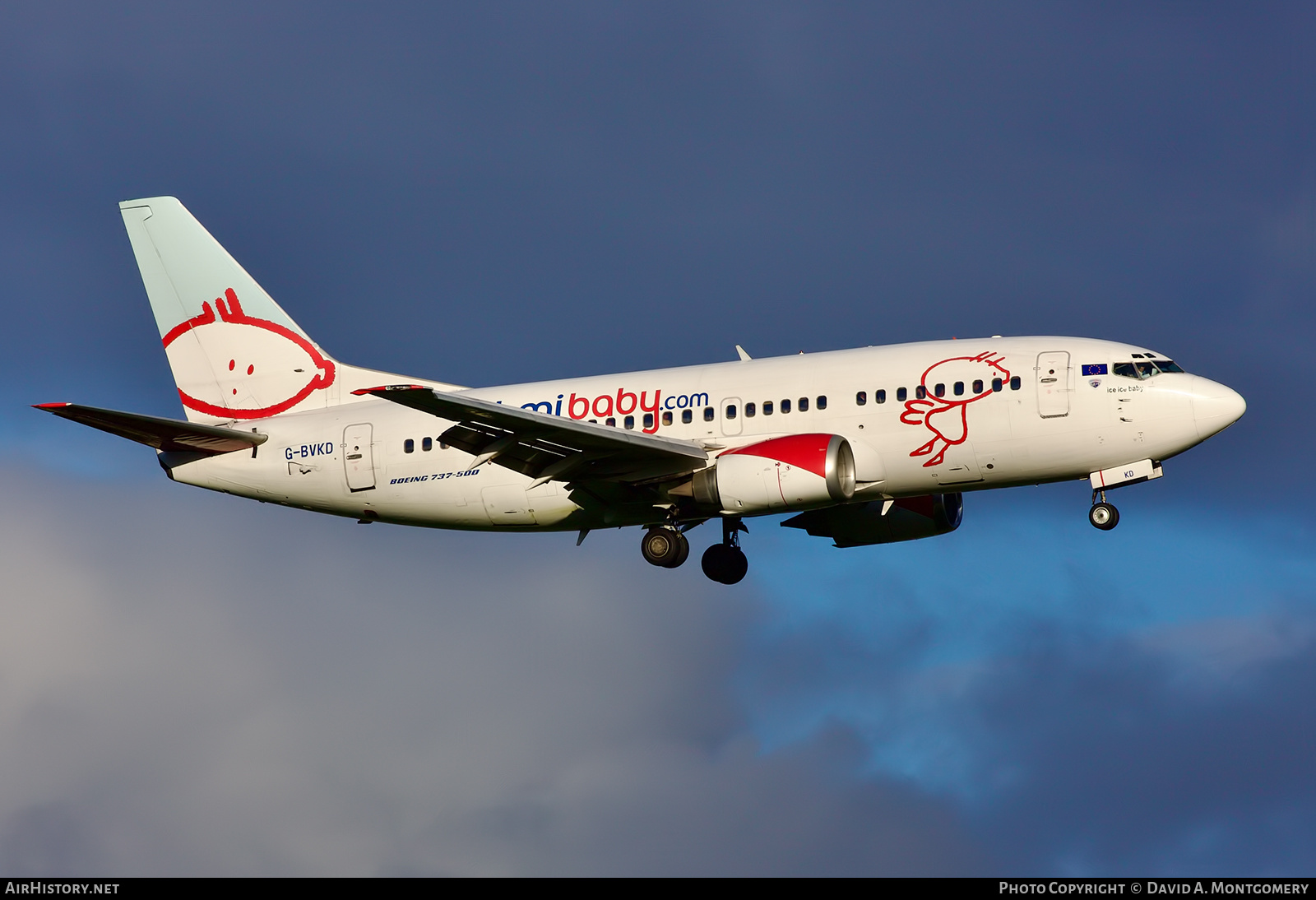 Aircraft Photo of G-BVKD | Boeing 737-59D | Bmibaby | AirHistory.net #633427