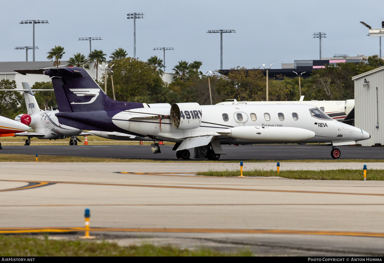 Aircraft Photo of N491RV | Gates Learjet 35A | REVA | AirHistory.net #633456