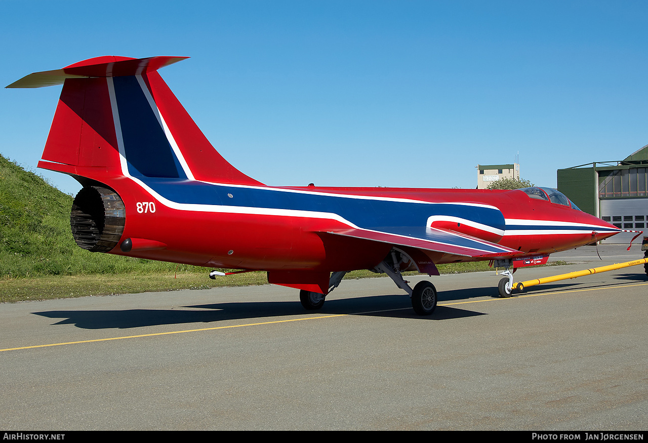 Aircraft Photo of 870 | Lockheed CF-104 Starfighter | Norway - Air Force | AirHistory.net #633469