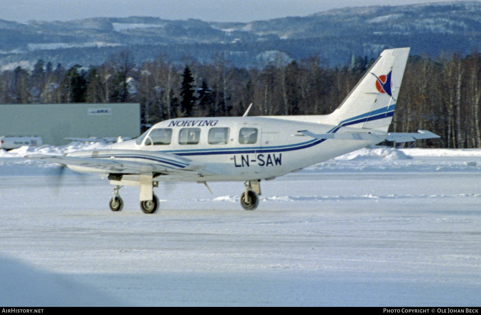 Aircraft Photo of LN-SAW | Piper PA-31-310 Navajo | Norving | AirHistory.net #633475