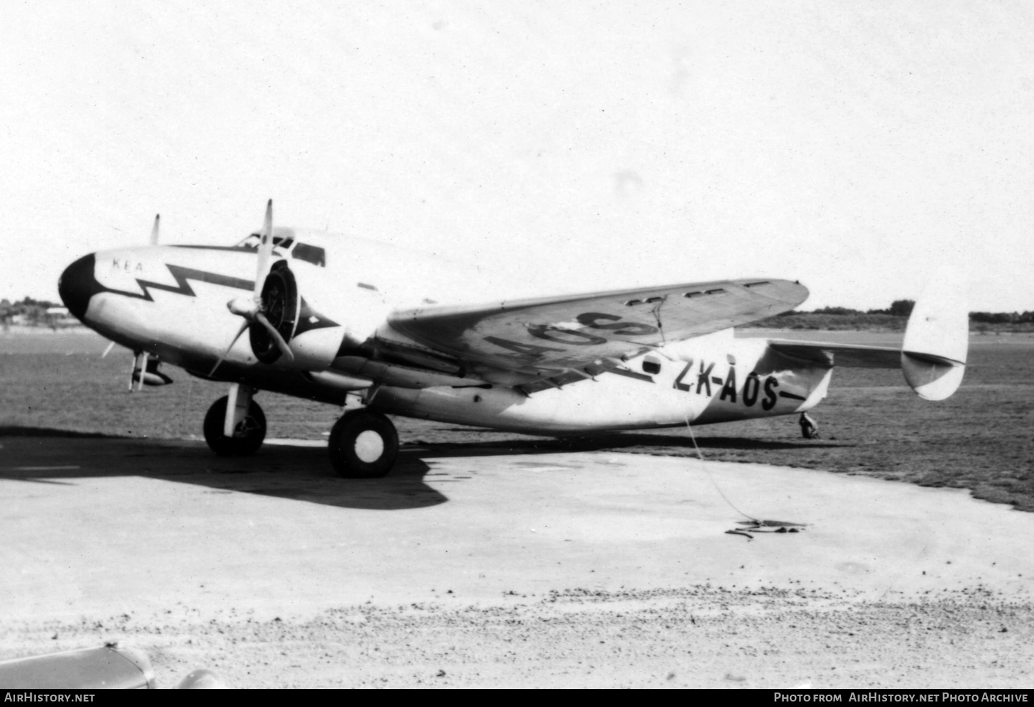 Aircraft Photo of ZK-AOS | Lockheed 18-56 Lodestar | New Zealand National Airways Corporation - NAC | AirHistory.net #633503