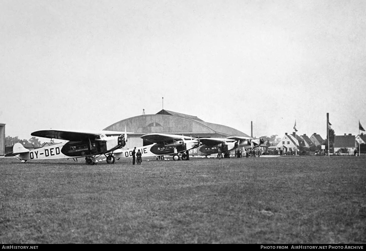 Aircraft Photo of OY-DED | Fokker F.VIIa | Danish Air Lines - Det Danske Luftfartselskab - DDL | AirHistory.net #633519