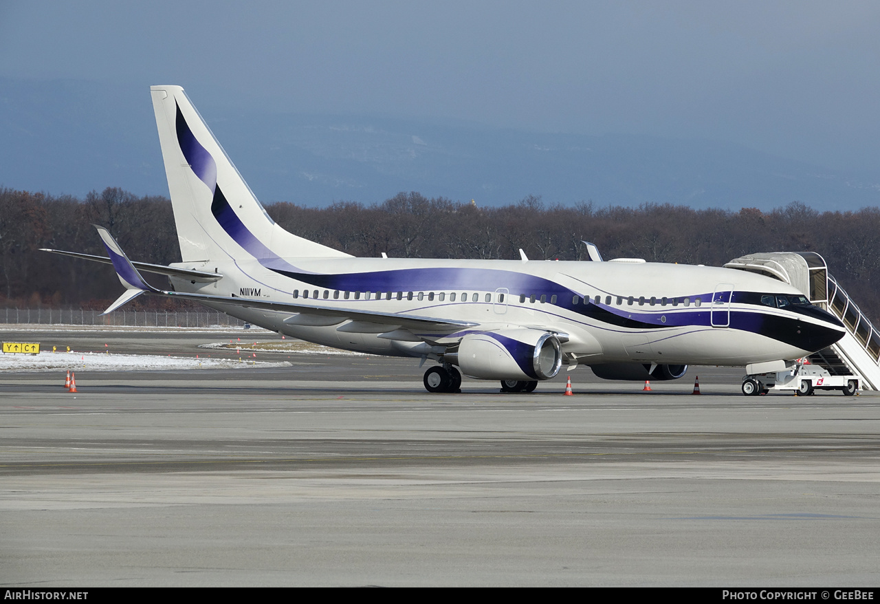 Aircraft Photo of N111VM | Boeing 737-7GV BBJ | AirHistory.net #633578