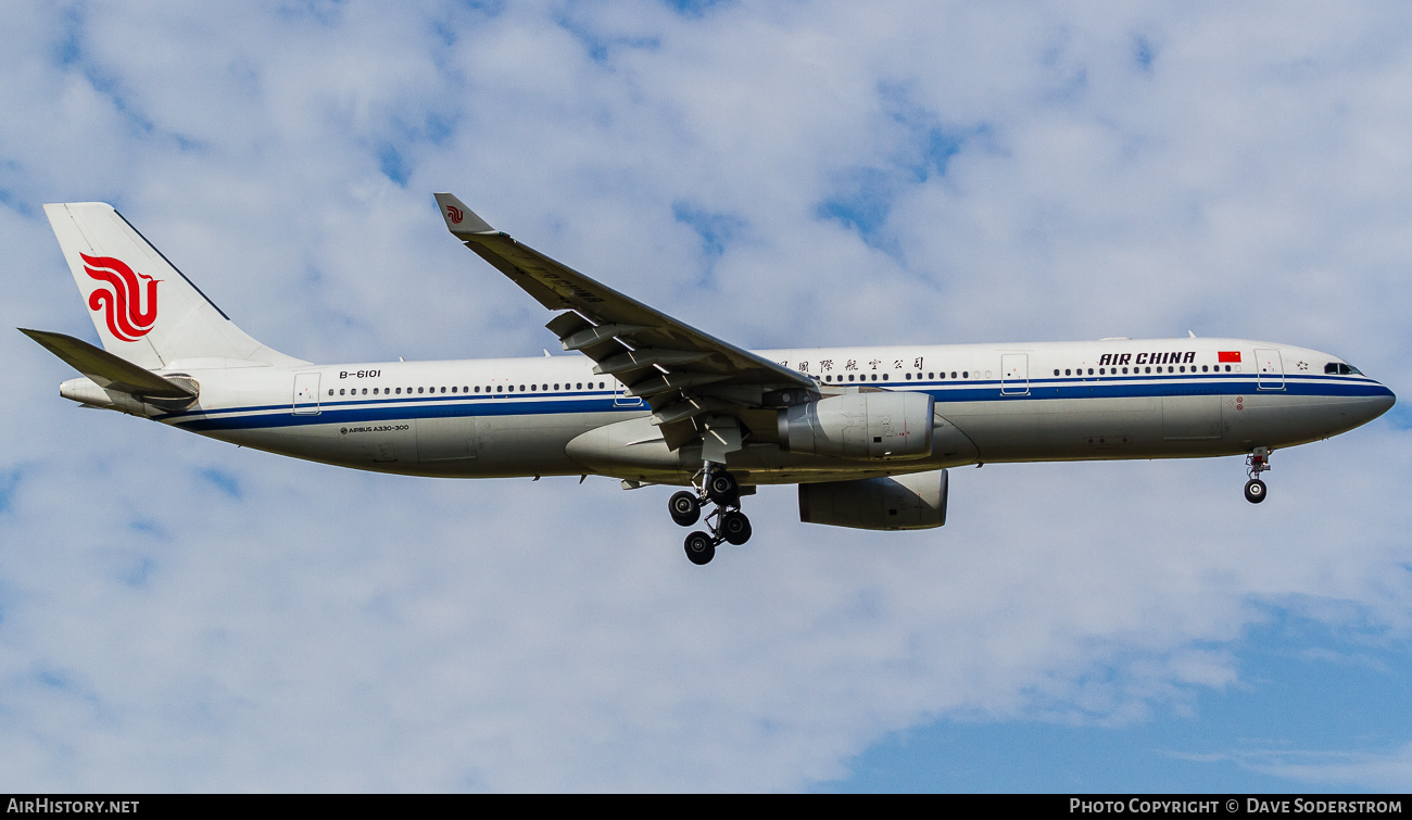 Aircraft Photo of B-6101 | Airbus A330-343E | Air China | AirHistory.net #633584