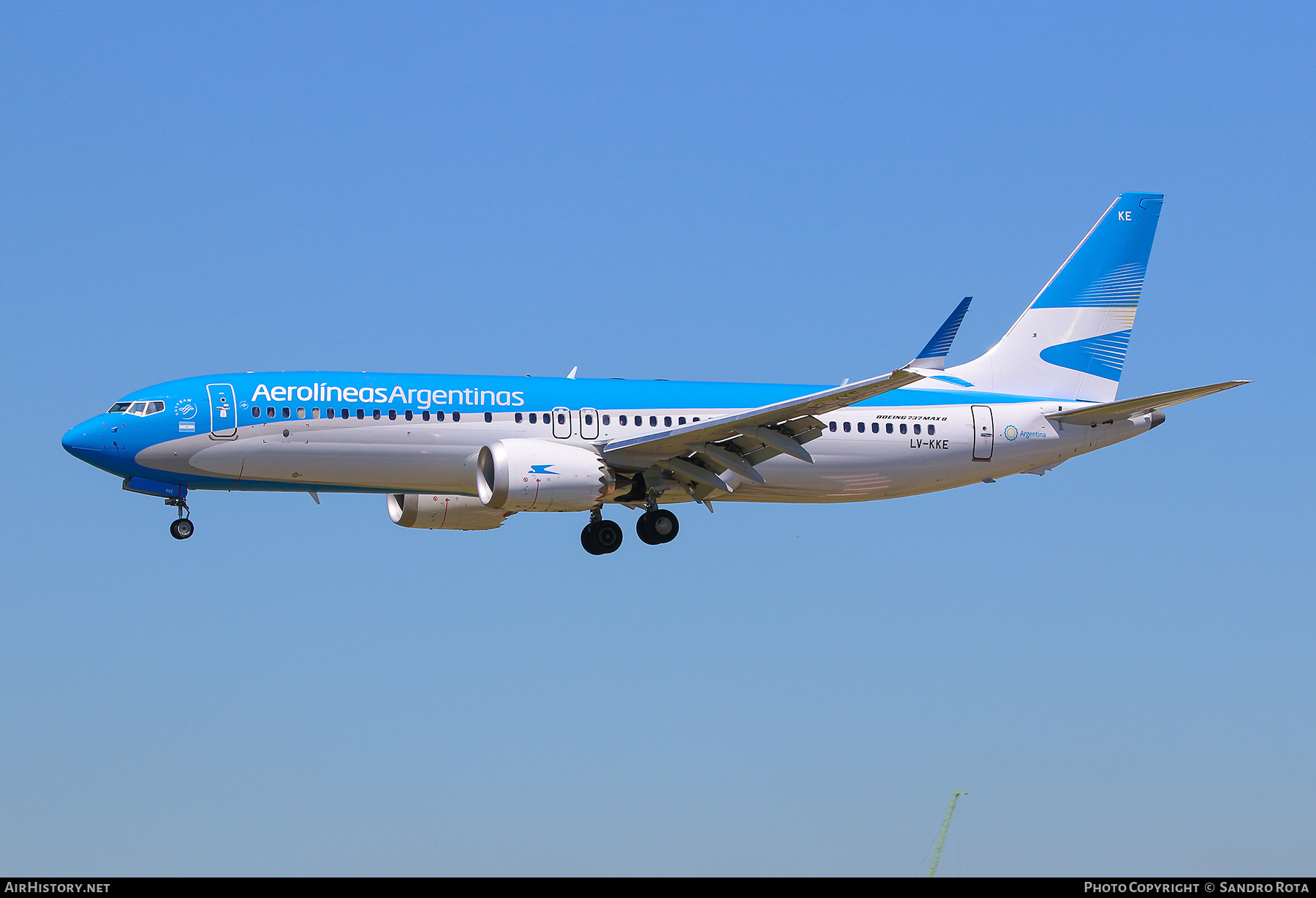 Aircraft Photo of LV-KKE | Boeing 737-8 Max 8 | Aerolíneas Argentinas | AirHistory.net #633590