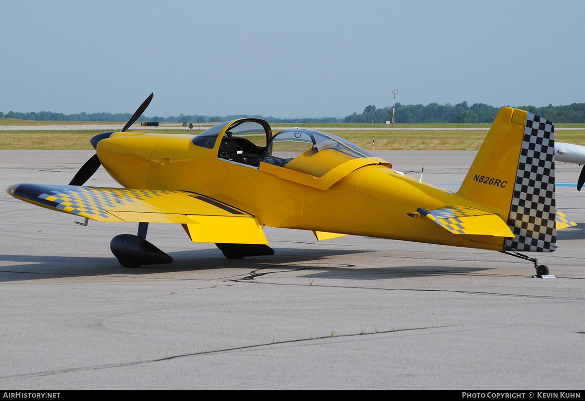 Aircraft Photo of N826RC | Van's RV-7 | AirHistory.net #633625