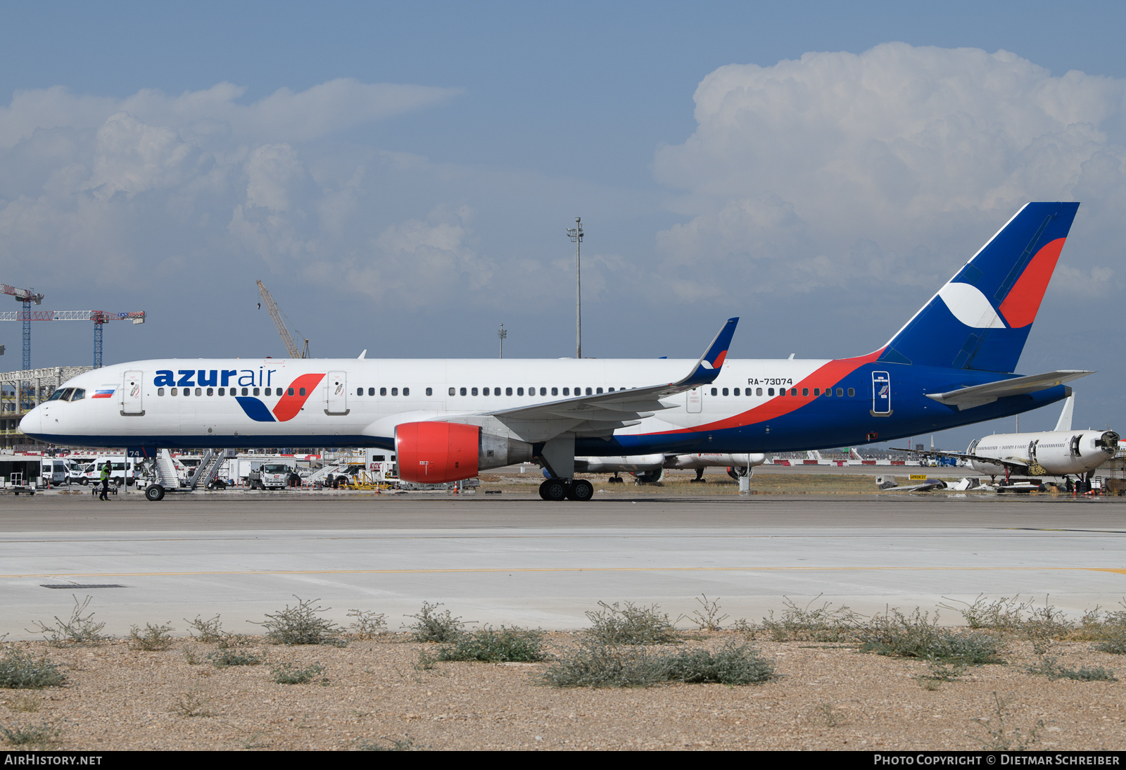 Aircraft Photo of RA-73074 | Boeing 757-2Q8 | Azur Air | AirHistory.net #633666