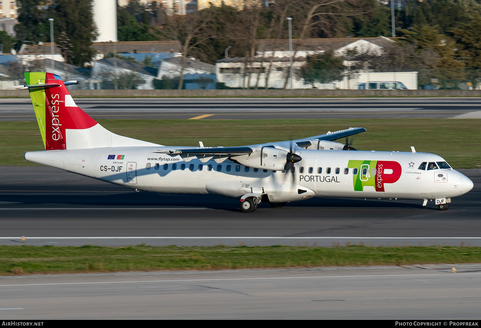 Aircraft Photo of CS-DJF | ATR ATR-72-600 (ATR-72-212A) | TAP Portugal Express | AirHistory.net #633685