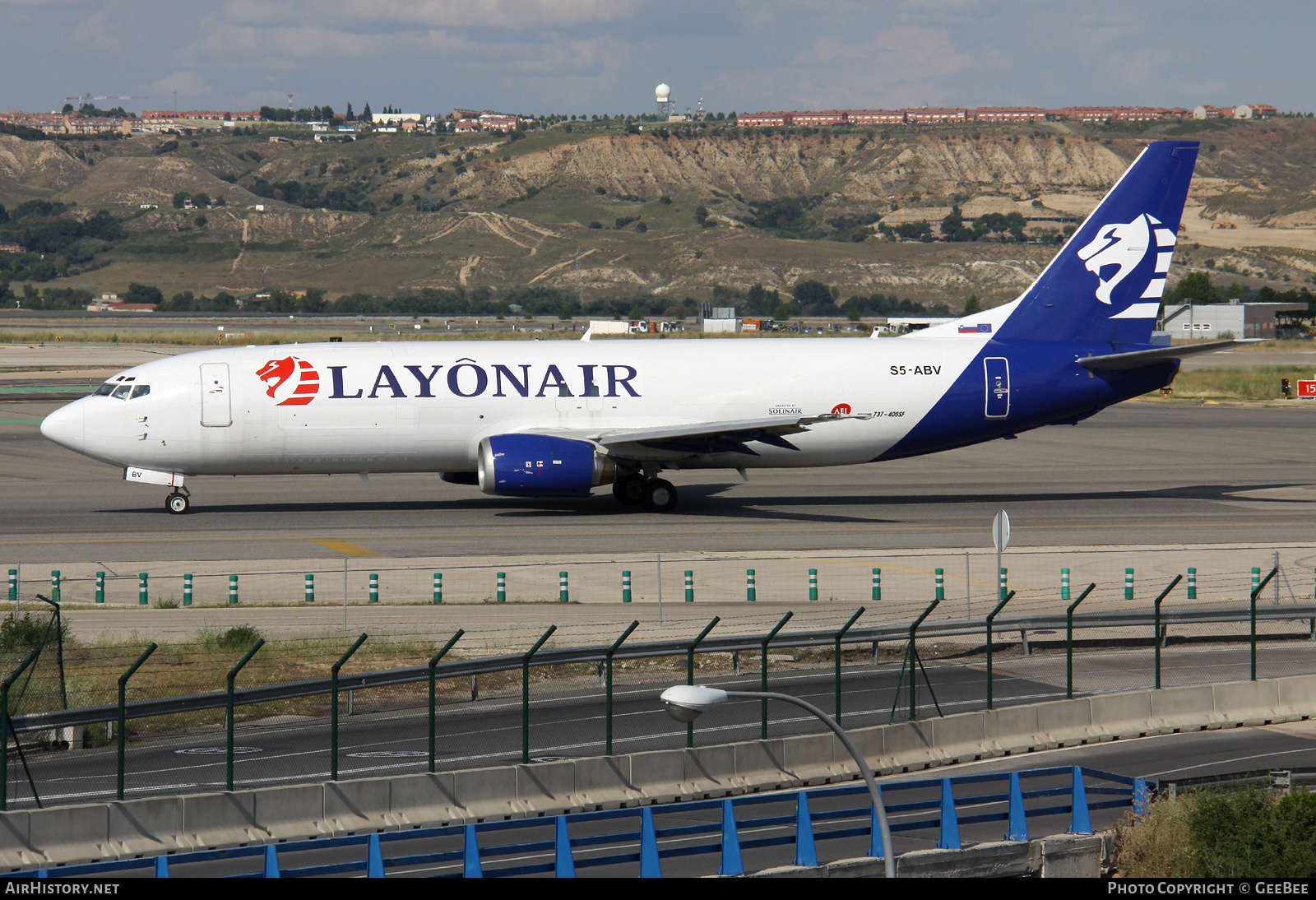 Aircraft Photo of S5-ABV | Boeing 737-4K5(SF) | Layônair | AirHistory.net #633710