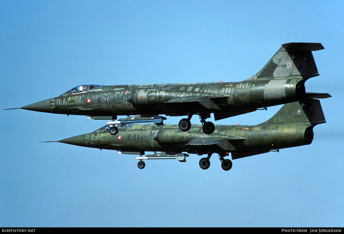Aircraft Photo of R-754 | Lockheed F-104G Starfighter | Denmark - Air Force | AirHistory.net #633725