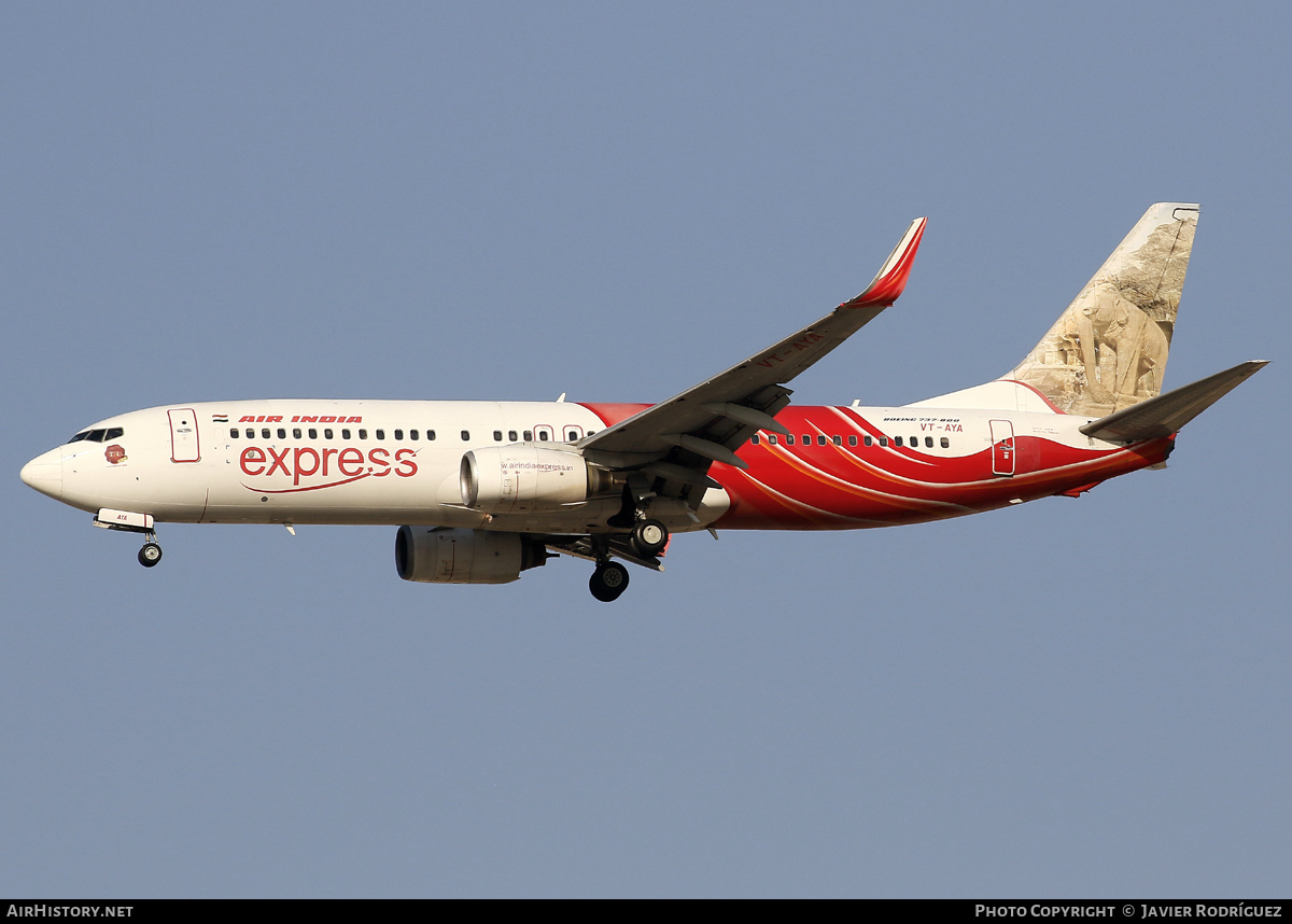 Aircraft Photo of VT-AYA | Boeing 737-8HG | Air India Express | AirHistory.net #633734