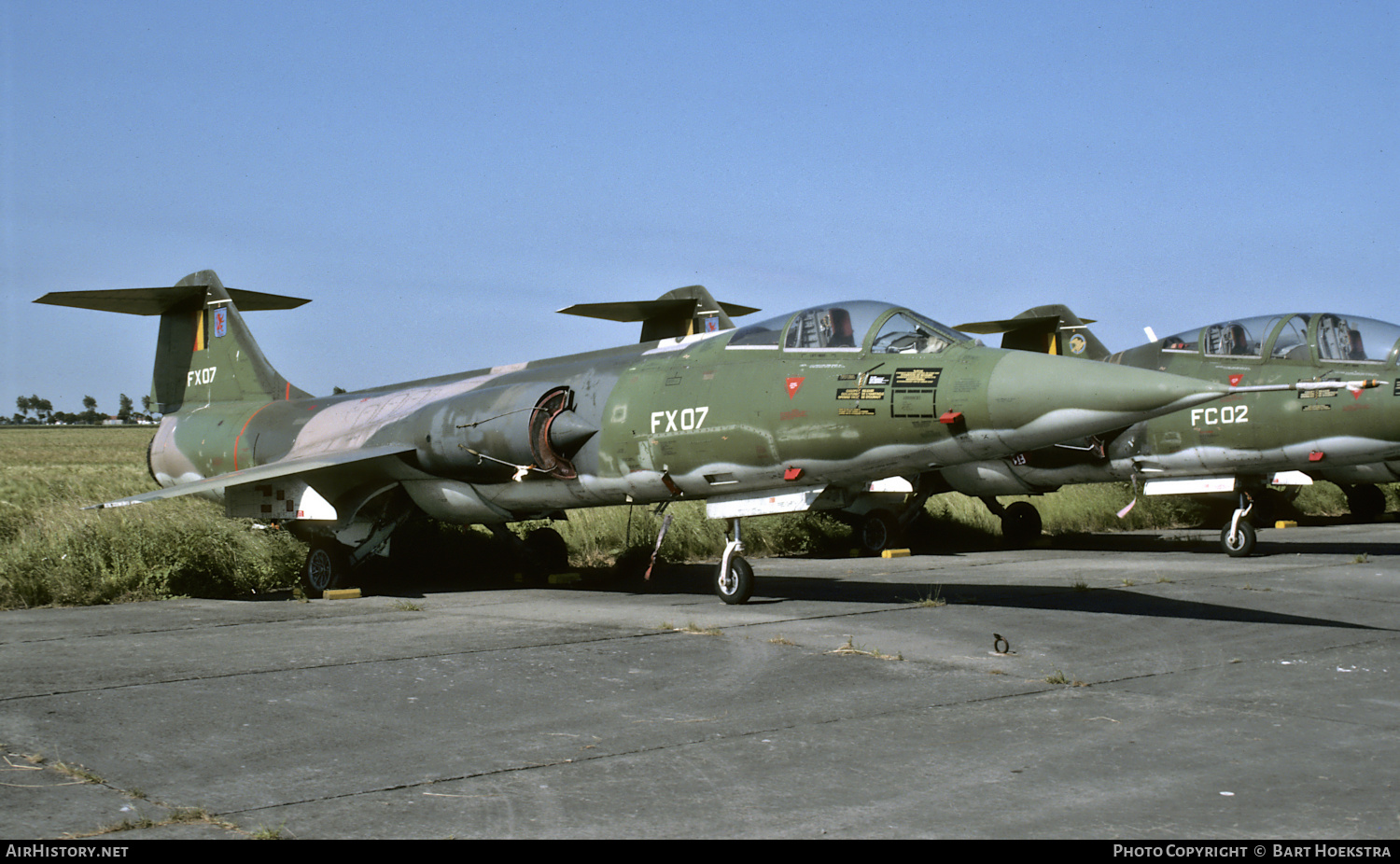 Aircraft Photo of FX07 | Lockheed F-104G Starfighter | Belgium - Air Force | AirHistory.net #633745