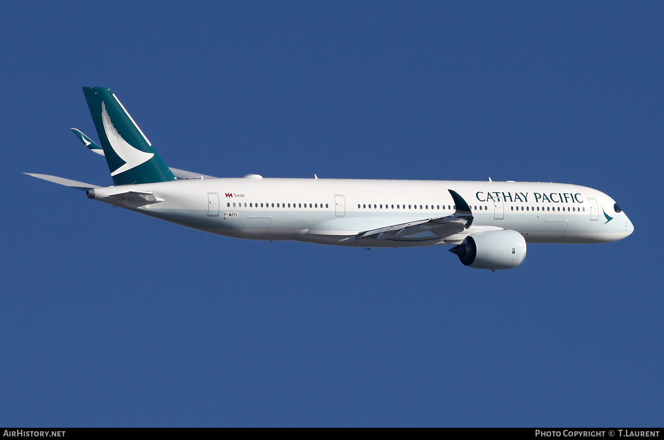 Aircraft Photo of F-WZFL | Airbus A350-941 | Cathay Pacific Airways | AirHistory.net #633758