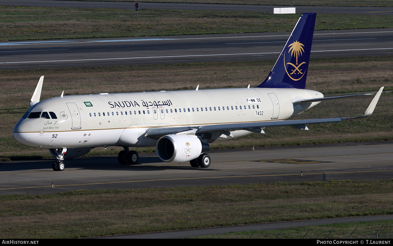 Aircraft Photo of F-WWDE | Airbus A320-214 | Saudia - Saudi Arabian Airlines | AirHistory.net #633784