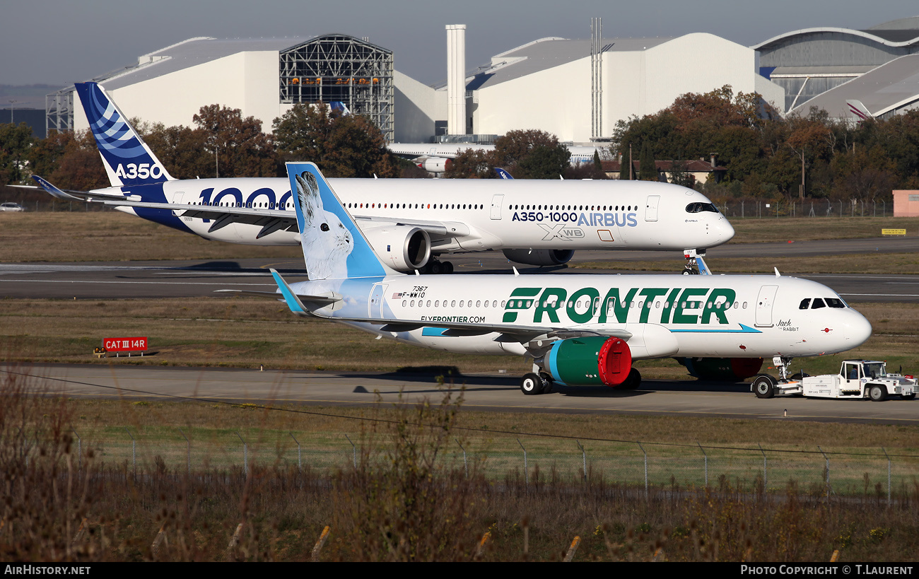 Aircraft Photo of F-WWIO | Airbus A320-251N | Frontier Airlines | AirHistory.net #633788