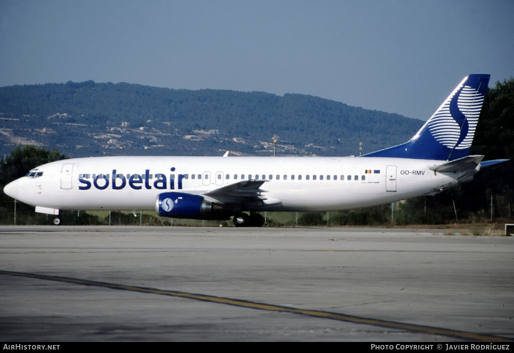 Aircraft Photo of OO-RMV | Boeing 737-408 | Sobelair | AirHistory.net #633804