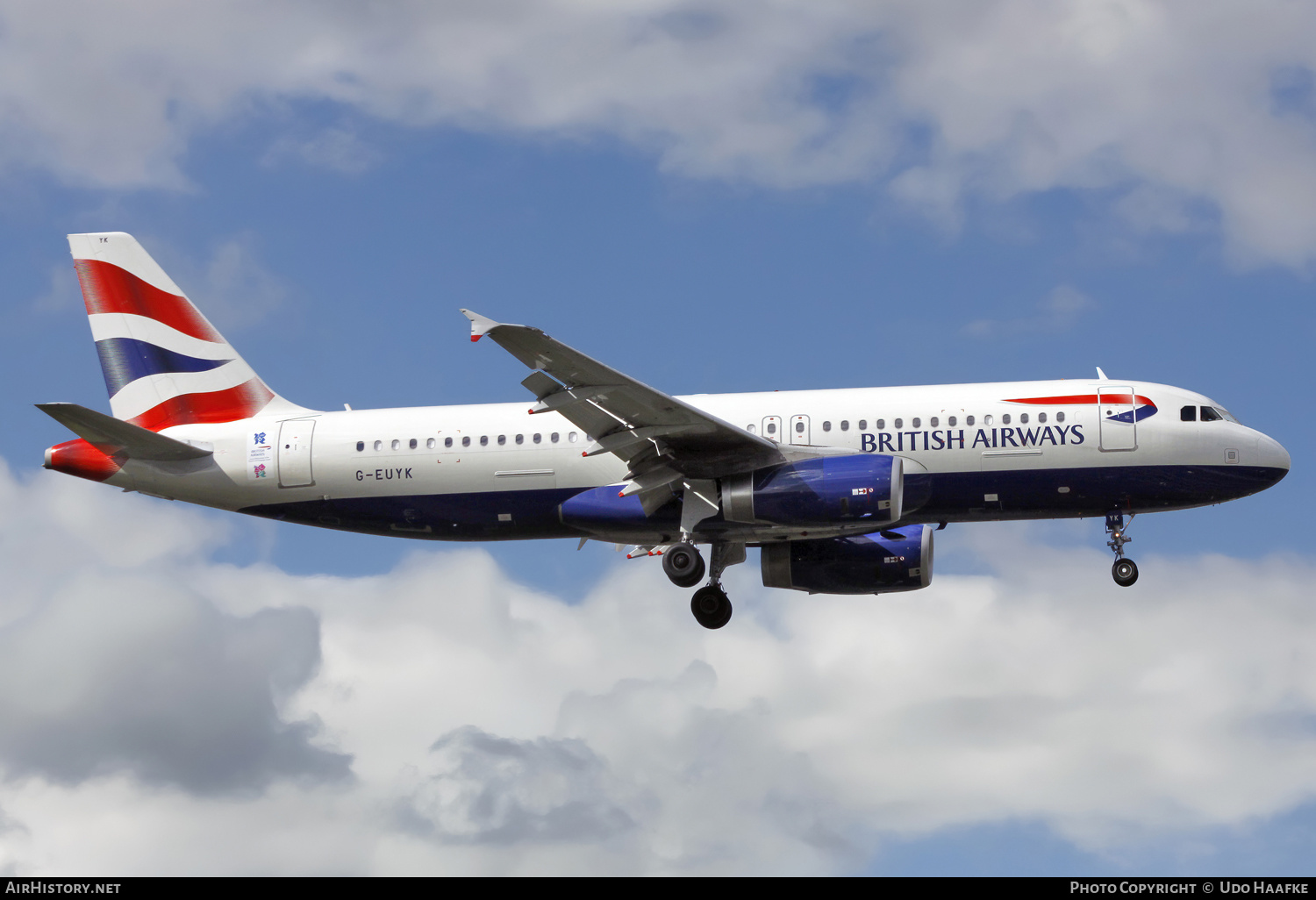 Aircraft Photo of G-EUYK | Airbus A320-232 | British Airways | AirHistory.net #633805
