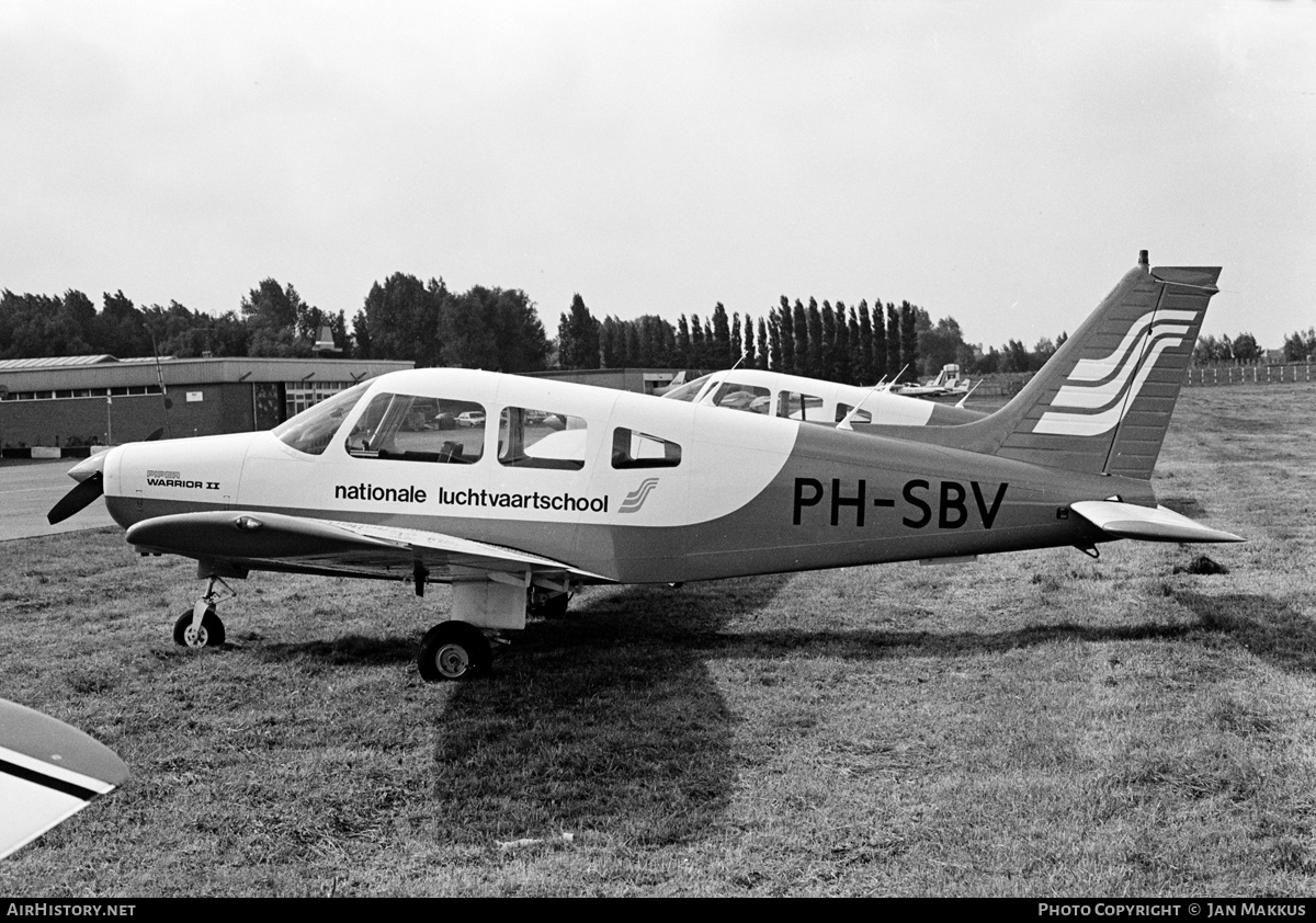 Aircraft Photo of PH-SBV | Piper PA-28-161 Warrior II | Nationale Luchtvaart School - NLS | AirHistory.net #633826